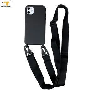 High Quality Removable Chain Connector 100% Polyester Lanyard Strap For Cell Phone Case Customized Adjustable