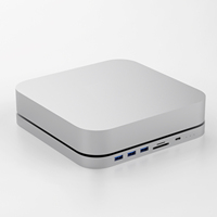 Colorii M1/M2 Pro pour Apple Mac Mini M1, double disque dur externe 2,5 pouces HDD M.2 SSD, hub Type C avec disque dur