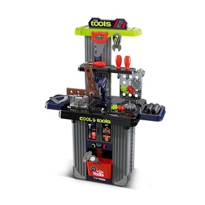 Ksf Accessoires <span class=keywords><strong>Deluxe</strong></span> Rollenspel Tool Koffer Kit 3-In-1 Multifunctionele Tool Tafel Educatief Doen Alsof Spelen Voor Kinderen Speelgoed - Product Image 1