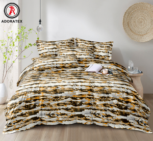 Taux de rachat élevé, Grand stock, 1 drap de lit et <span class=keywords><strong>2</strong></span> taies d'oreiller en Bazin Riche Gazner Africain, Vente en gros, Commande conteneur - Product Image 3