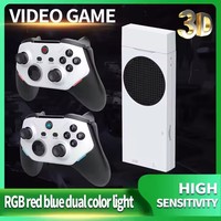 Console de jeu portable M88 4K TV Sticks avec deux manettes sans fil 2.4G, console de jeu vidéo rétro classique mini