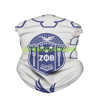 Cache-cou sans couture en tissu extensible imprimé pour la sororité Chi Eta Phi, masque facial de sport, bandana d'extérieur, personnalisation du logo disponible