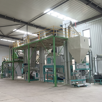 Ligne de production de granulés de poudre d'herbe, projet clé en main, ligne de production d'aliments concentrés pour poulets de chair