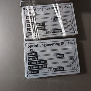 Placa de Identificación VIN Personalizada al por Mayor, Placa de Aluminio con Impresión de Número de Serie de Repuesto para Remolques y Camiones - Product Image 6