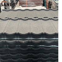 ASTM-Standard Beste Qualität Langlebige Wasserdichte Farbige Steinmetall-Dachziegel Robuste Materialien Hitzebeständig für Tempel Hotels