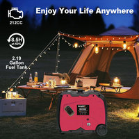 Hochwertige Benzin generatoren 3,2 kW 3,5 kW Silent Mini Portable Benzin generator