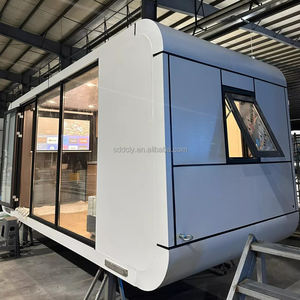 Haute Qualité <span class=keywords><strong>Mini</strong></span> Bureau Mobile Capsule <span class=keywords><strong>Mini</strong></span> Mobile Préfabriqué Maison Minuscule Bureau À Domicile Pods Apple Cabine Maison - Product Image 2