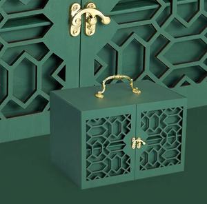 Scatola Regalo di Lusso in MDF per il Nuovo Anno, Confezione per Mooncake, Personalizzabile per Profumi e Cosmetici, con Manico - Product Image 3