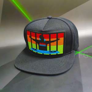 Stok tasarımları <span class=keywords><strong>neon</strong></span> ışık ile el kap en kaliteli ses aktif siyah led kap - Product Image 3