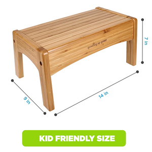 <span class=keywords><strong>Marchepied</strong></span> en bambou pour enfants pour la toilette et l'évier - <span class=keywords><strong>Marchepied</strong></span> pour enfants, apprentissage de la propreté - Product Image 3