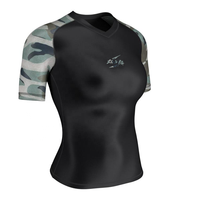 Rashguard personnalisé extensible 4 directions, Rashguard MMA, Rushguard BJJ, Rashguard MMA OEM pour femmes, Rashguard à manches courtes, Vêtements de combat