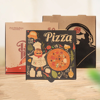 Individuell Bedruckte Design Eco Faltkartons in Verschiedenen Größen und Farben für Pommes, Hähnchen, Pizzas – Aus Wellpappe, zum Mitnehmen, Unbedruckt