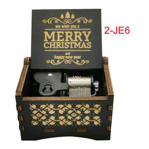 Scatole <span class=keywords><strong>musicali</strong></span> a manovella in legno per compleanno/anniversario/vi auguriamo un <span class=keywords><strong>buon</strong></span> <span class=keywords><strong>Natale</strong></span> regali unici per mamma/figlia/moglie - Product Image 4