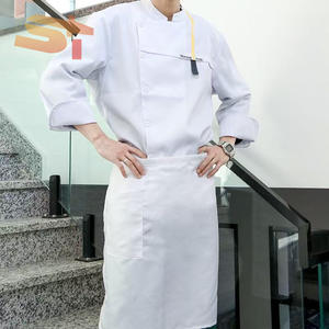 Tenues de travail SIKE pour hommes et femmes, uniformes à manches longues pour serveurs de restaurants occidentaux, uniformes pour pâtisseries et boulangeries - Product Image 6