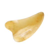 Planche de massage Gua Sha en corne de bœuf, grande, résistante aux chutes, plaque de raclage des méridiens, outil de raclage beauté pour le visage et le corps à domicile