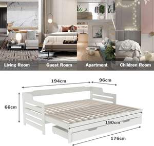 <span class=keywords><strong>Lit</strong></span> de repos en bois à vente chaude, canapé simple, <span class=keywords><strong>lit</strong></span> d'appoint, <span class=keywords><strong>lit</strong></span> <span class=keywords><strong>gigogne</strong></span>, forme de cœur, enfants, adultes, salon, chambre à coucher, blanc - Product Image 5