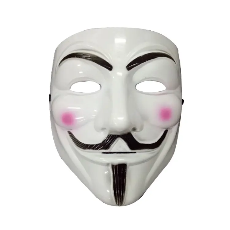 2023 Hotselling Halloween Ghost Dance Step Danser Masker White V Voor Vendetta Masker Feestartikelen Gezichtsmaskers