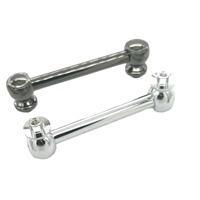 Lugs de tension à double bille en aluminium de haute qualité, finition nickel noir, pour caisse claire et tom, plusieurs tailles