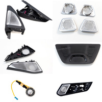 Kit de mise à niveau des caches de haut-parleurs pour X5 G05 X7 G07 X6 G06 2019-2025, tweeter de porte lumineux avec éclairage d'ambiance 11 couleurs