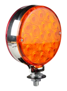 СВЕТОДИОДНЫЙ ПОВОРОТНЫЙ задний фонарь 24 В, светодиодный задний фонарь для автомобиля, грузовика, прицепа, круглый светодиодный задний фонарь в сборе