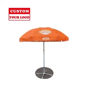 Parasol de marque promotionnelle fantaisie parasol extérieur coupe-vent support parapluie de mobilier d'extérieur