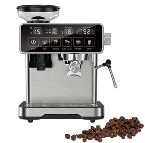 Cafetera Espresso de Acero Inoxidable de 20 Bares, Pantalla Táctil Programable para Espresso/Latte/Cappuccino, Máquina para Hogar/Hotel - Product Image 6