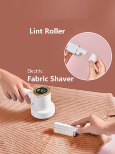 Rasoir anti-bouloches électrique rechargeable en plastique durable et portable <span class=keywords><strong>pour</strong></span> vêtements, avec écran LED et lames de rechange - Product Image 6