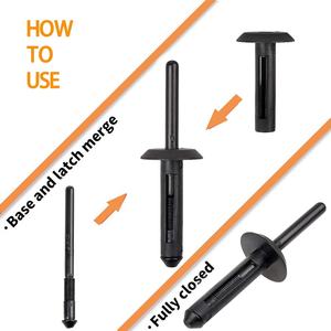 150Pcs Clip en Plastique Automobile Universel Nylon <span class=keywords><strong>Pop</strong></span> <span class=keywords><strong>Rivet</strong></span> Assortiment - Product Image 3