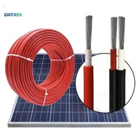 Datrek Outdoor UV-Beständiges Kupfer XLPE Hochspannungs-Photovoltaik-Kabel 2,5mm2 4mm2 6mm2 1kV für Solarkraftwerke