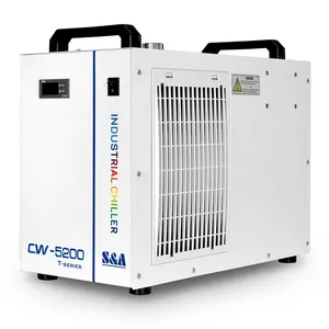 توريد من المصنع ، مبرد مياه CW3000 CW5200 CW6000 S ومبرد مياه لماكينة القطع بالليزر CO2