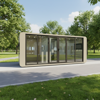 Nouveauté : Capsule Apple de 20 pieds |   Module de vie mobile solaire en option, design moderne, installation facile pour hôtels et villas