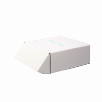 Boîte en carton ondulé avec impression personnalisée à l'intérieur, boîte d'expédition à deux tons imprimée pour l'e-commerce et l'emballage de vente au détail