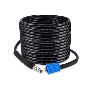 Manguera de lavado a presión de 180 bar, 2600 PSI, de PVC para lavado de autos, para Nilfisk, de uso medio, para limpieza con agua fría. - Product Image 1