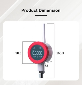 เกจวัดแรงดันอัจฉริยะไร้สาย 4G Lora ระดับ 0.<span class=keywords><strong>5</strong></span> IP66 สำหรับตรวจสอบแรงดันระยะไกลของท่อส่งน้ำดับเพลิงและท่อส่งก๊าซ - Product Image 3