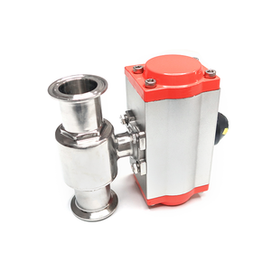 304 Edelstahl Pneumatisch Betätigtes Tri-Clamp Kugelventil - Product Image 3
