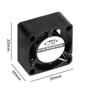Ventilateur axial DC Super Mini 2010 à haut débit d'air 12V, 18000 tr/min, pour refroidissement <span class=keywords><strong>CPU</strong></span>, ventilateur centrifuge DC d'extraction pour appareils informatiques - Product Image 5