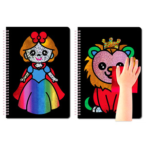 Kit Artistico Creativo Natalizio per Bambini, Arte con Lamina DIY, Regalo Divertente per Feste, Libro da Graffiare con Lamina per Ragazzi e Ragazze - Product Image 4