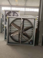 Extracteur d'air chaud industriel en acier inoxydable, ventilateur d'extraction à marteau tombant pour l'élevage de volailles