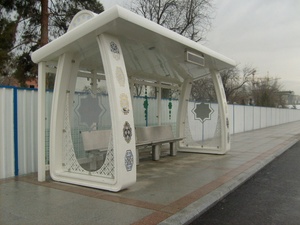 Parada de autobús con aire acondicionado inteligente, muebles de calle, cobertizo de espera, estación de autobuses, quiosco para fumar - Product Image 6