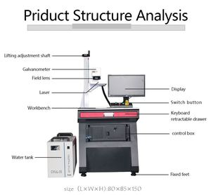 3W 5W 10W LANSU UV Laser Marking 355nm Laser <b>Engraving</b> <b>Machine</b> - Product Image 4