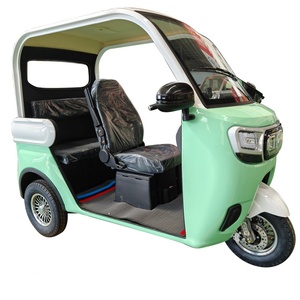 รถสามล้อไฟฟ้าแบบปิด รุ่นใหม่ 2000W 60V/70Ah สำหรับรับส่งผู้โดยสาร  รถสกู๊ตเตอร์ไฟฟ้า 3 ล้อ - Product Image 5