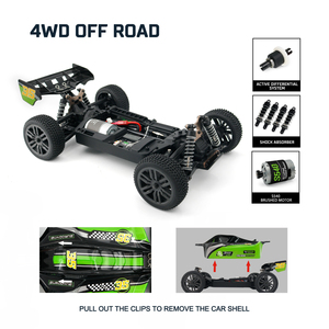 Último JJRC Q126 1/10 escala 48 km/h + alta velocidad RC coches carreras camión juguete <span class=keywords><strong>Buggy</strong></span> juguetes Control remoto para niños regalo de Navidad - Product Image 6