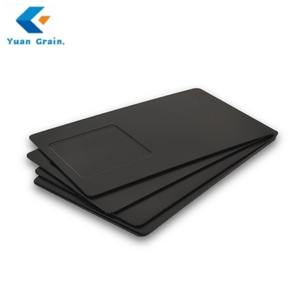 Control de calidad de toda la producción 13,56 MHz RFID Acero inoxidable Metal Business NFC Tarjeta de metal - Product Image 3