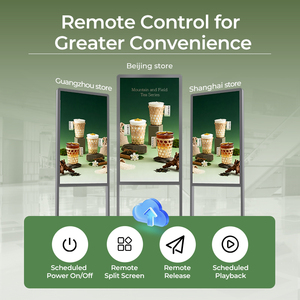 Écran publicitaire numérique capacitif vertical de 55 à 65 pouces, 1000 nits, kiosque de santé, affichage numérique LCD, magasin de détail, ascenseur - Product Image 6