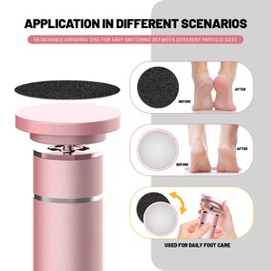 Professional Pedi Feet Care Sander for Cracked Heels and Hard Skin <b>Electric</b> Callus Remover Pedicure Tools <b>Waterproof</b> Foot File - Product Image 5