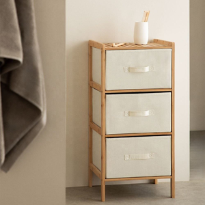 Étagère <span class=keywords><strong>de</strong></span> <span class=keywords><strong>rangement</strong></span> multifonctionnelle en <span class=keywords><strong>bambou</strong></span> durable à 3 niveaux, moderne, pour salon, entrée, <span class=keywords><strong>salle</strong></span> <span class=keywords><strong>de</strong></span> <span class=keywords><strong>bain</strong></span>, cuisine, <span class=keywords><strong>rangement</strong></span> <span class=keywords><strong>de</strong></span> fournitures diverses - Product Image 4