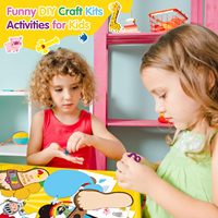 Esus autocollant école du dimanche artisanat pour enfants religieux jésus marche avec nous bricolage tronc ou traiter Kit d'artisanat chrétien