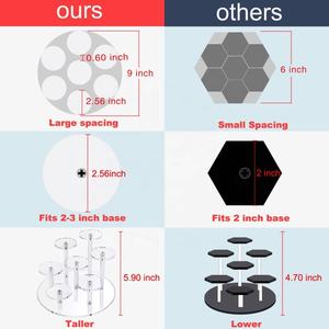 Support d'affichage en acrylique à 7 niveaux pour figurines, présentoir multi-niveaux en acrylique pour collection et organisation de figurines - Product Image 3