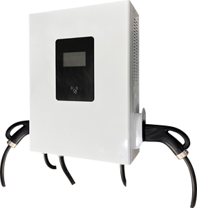 <span class=keywords><strong>Borne</strong></span> de recharge murale Tary 60kW à double pistolet pour véhicules <span class=keywords><strong>électrique</strong></span>s, station de charge rapide CCS2 60kW DC, terminal de carte GBT, chargeur mural pour voiture 30+30kW CE - Product Image 2