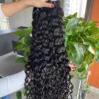 Mayqueen Hair Vendor 9a 10a Double Wefts Water Wave 100% Cheveux Vierges Naturels Humains, Extensions de Cheveux Humains Brésiliens Mink